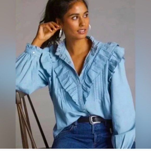Love The Label Tops - Love The Label Denim Shirt
